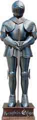 Medieval Blued Wearable Full Suit of Armor