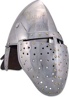 Medieval Visored Helmet